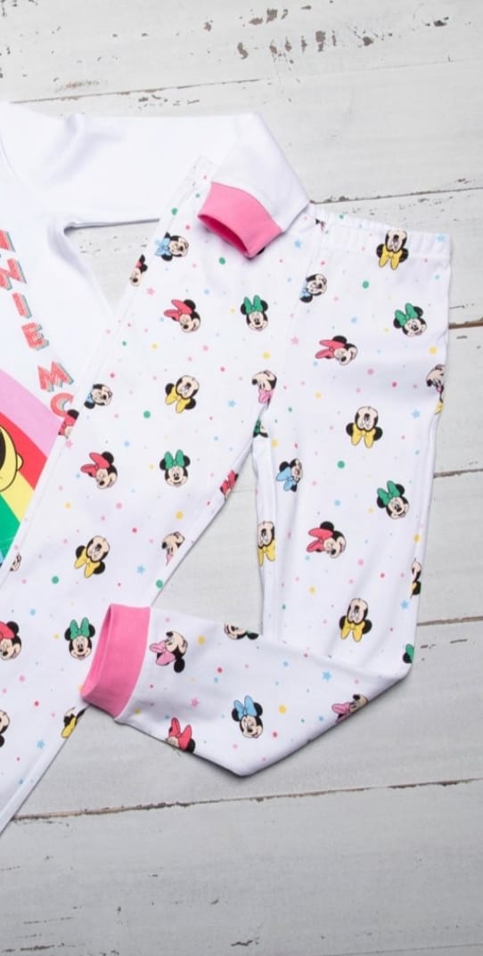 PANTALON PIJAMA MINNIE MOUSE BLANCO DISNEY