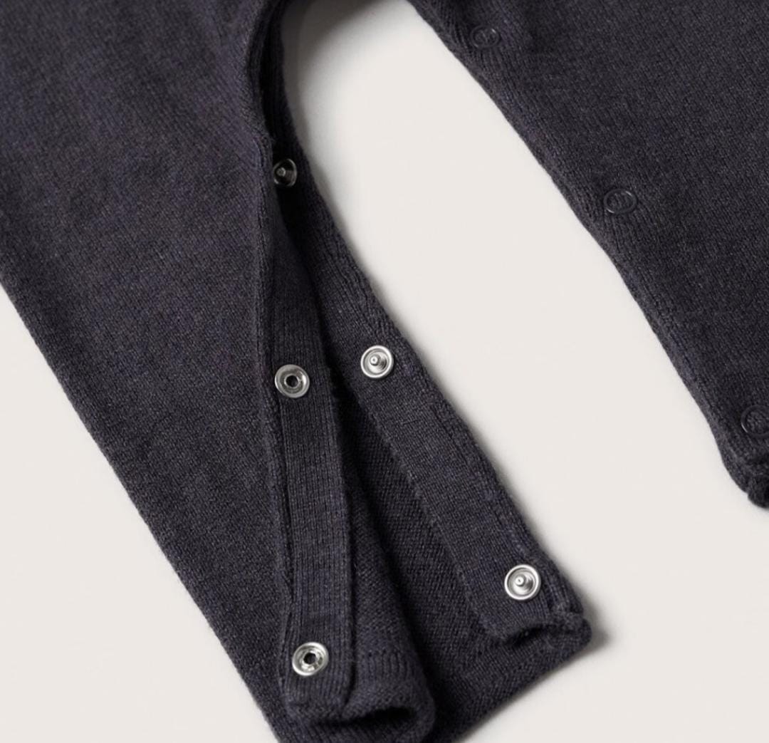 ENTERIZO KIDS NEGRO MANGO