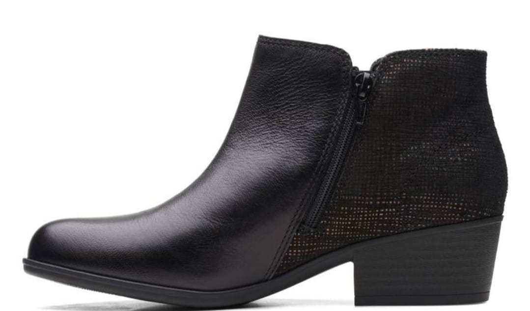 BOTINES NEGROS CLARKS MUJER