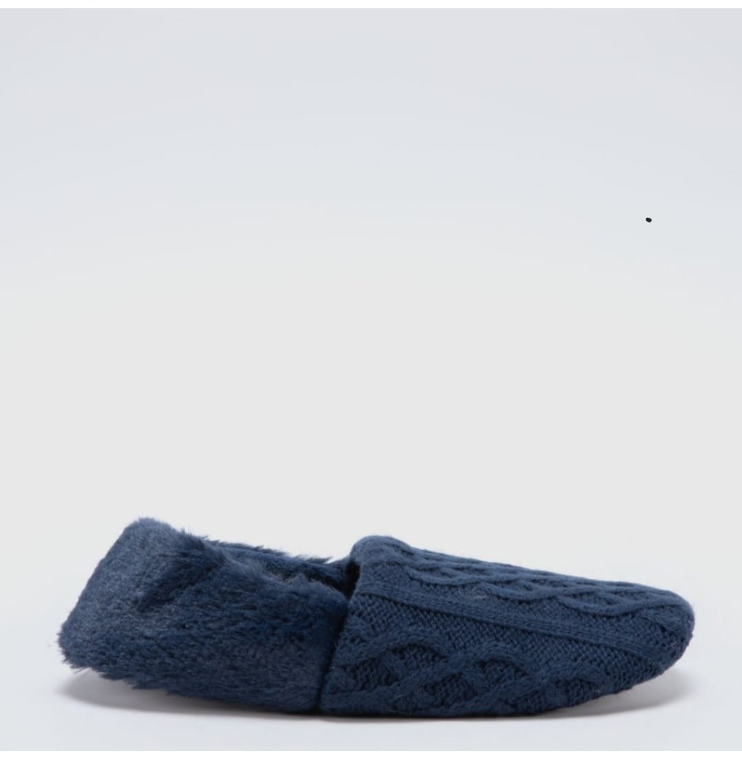 PANTUFLAS AZULES TEJIDO STEFANO COCCI