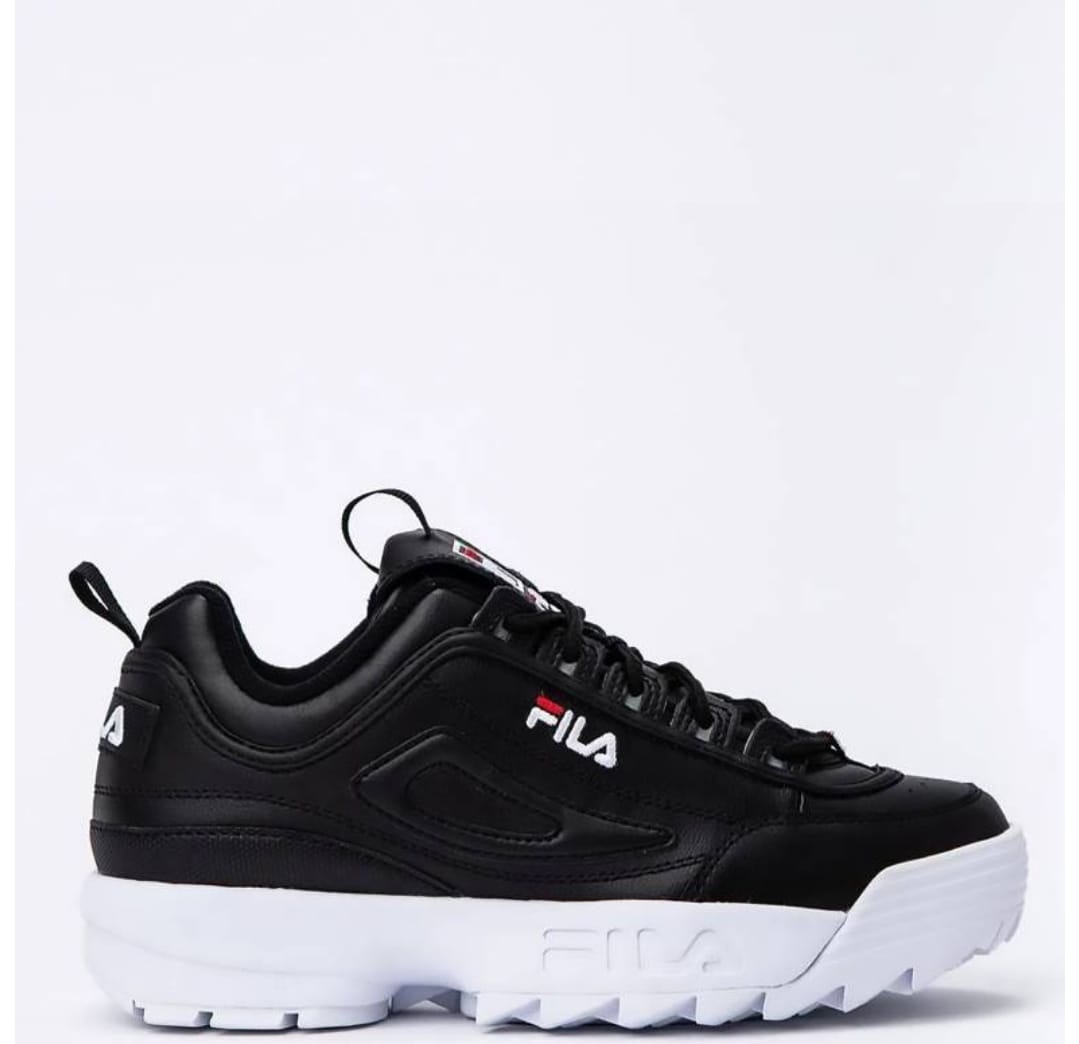 ZAPATILLAS FILA URBANAS DISRUPTOR NEGRAS