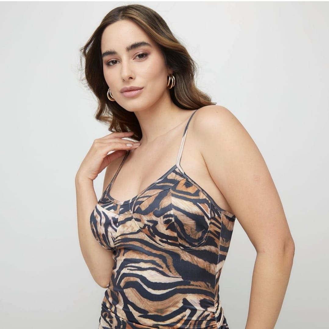 VESTIDO ANIMAL PRINT DHALA