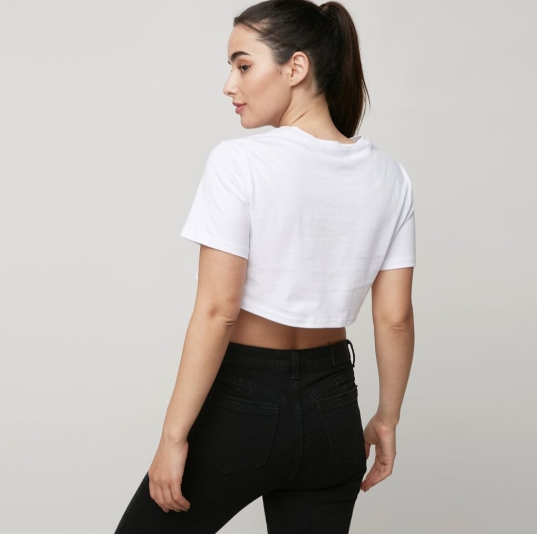 POLO CROP BLANCO DHALA