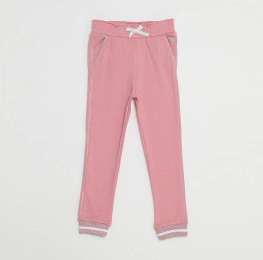 PANTALON BUZO LUREX PRG 2 ROSE 2 YAMP NIÑA BRILLO