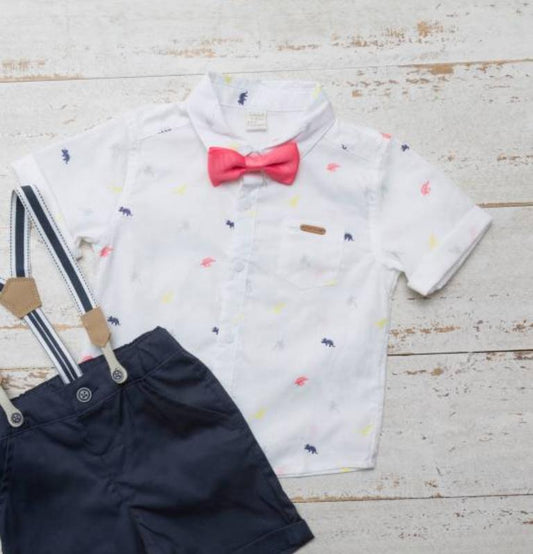 CAMISA FORMAL BABY YAMP! DINOSAURIOS COLORIDOS