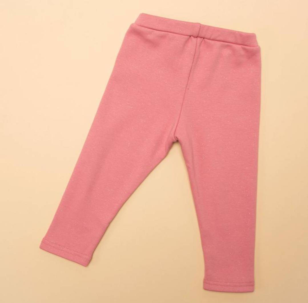 PANTALON YAMP! ROSADO BRILLO GRUESO INTERIOR PIEL DE DURAZNO