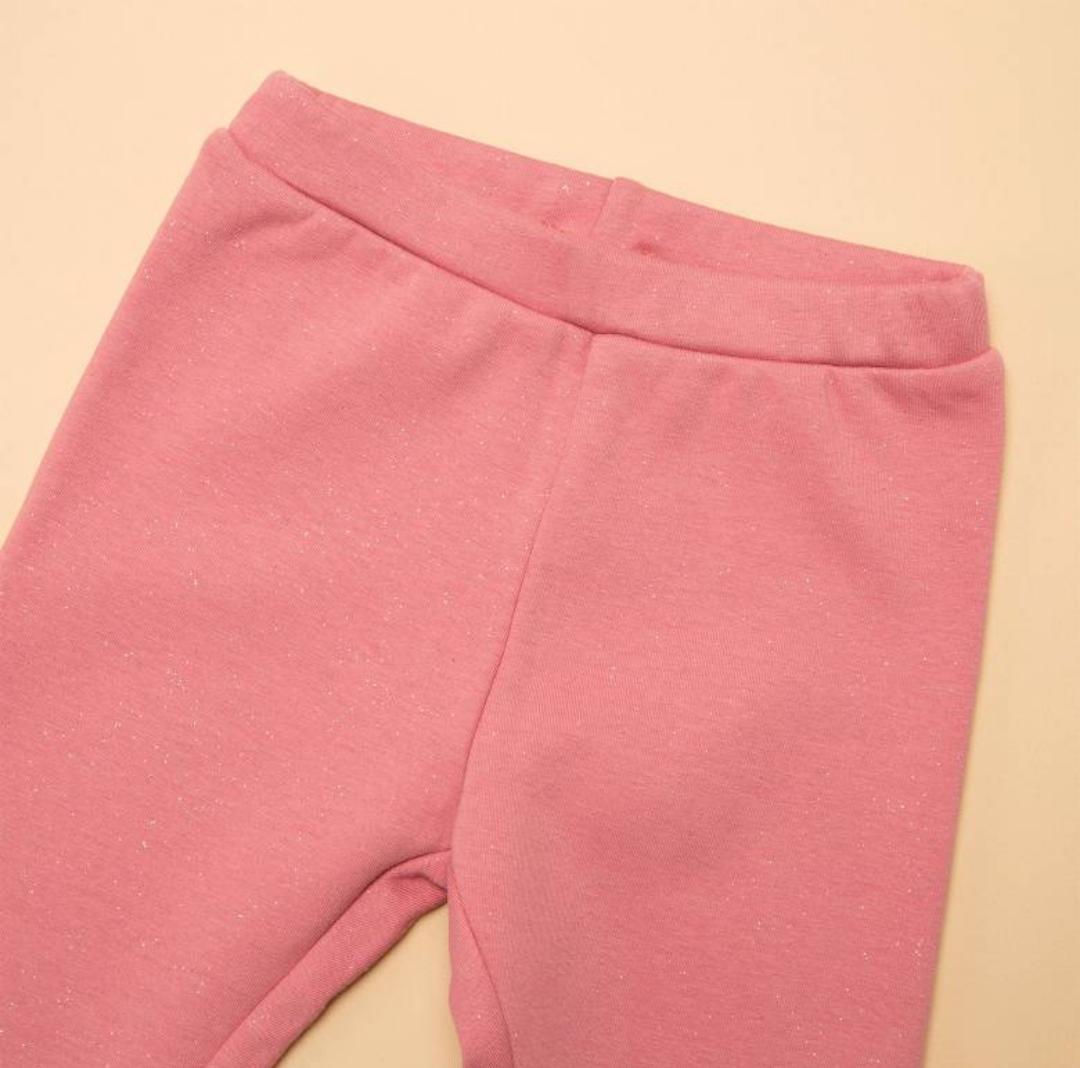 PANTALON YAMP! ROSADO BRILLO GRUESO INTERIOR PIEL DE DURAZNO