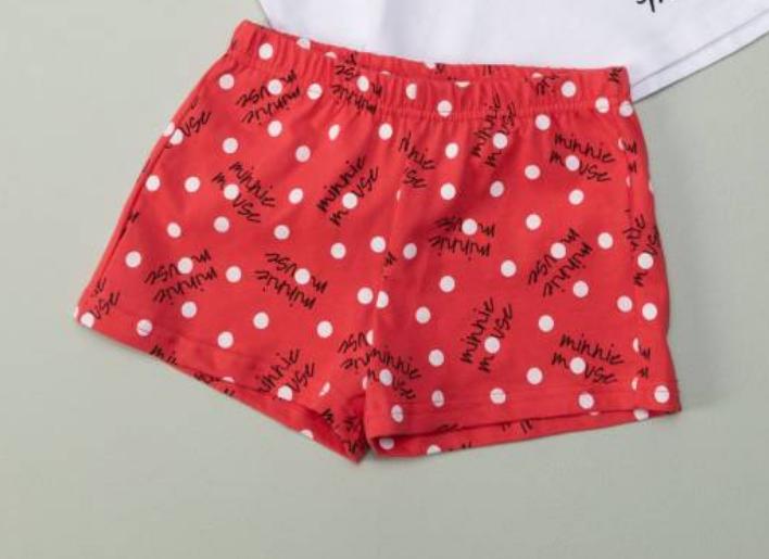 SHORT MINI MOUSE ROJO