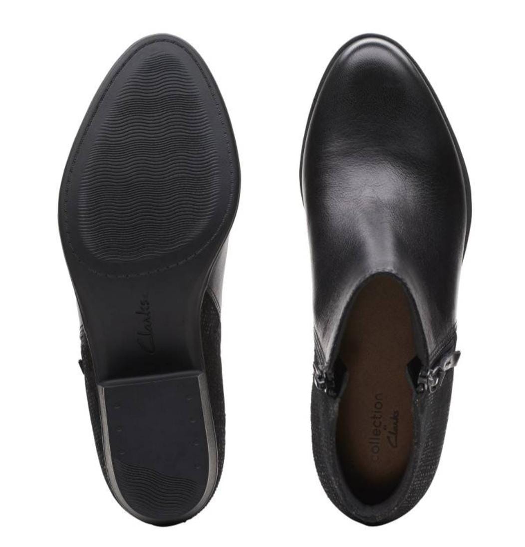 BOTINES NEGROS CLARKS MUJER