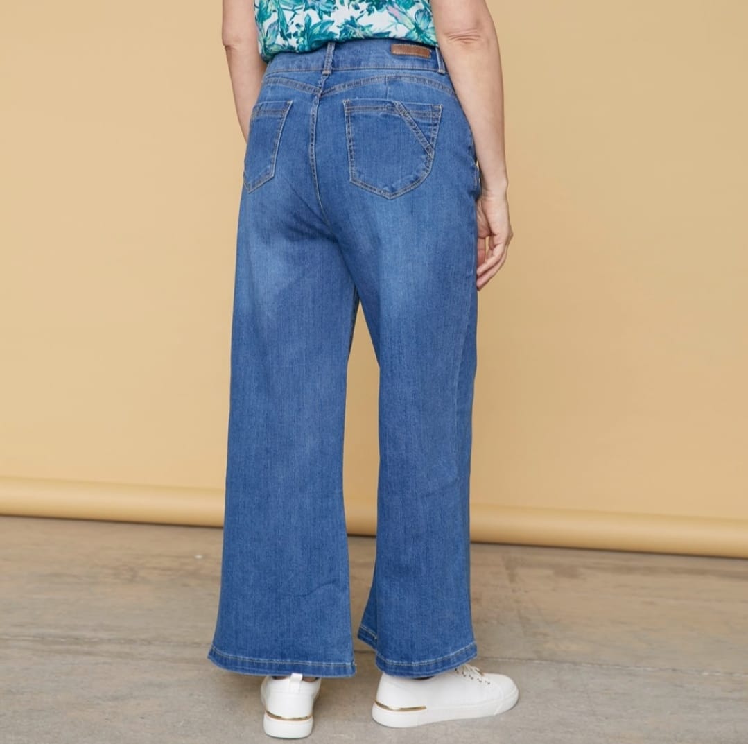 JEAN WIDE LEG AZUL NEWPORT MOD1