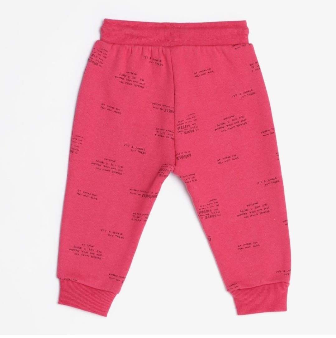 JOGGER ROJO FRASES BABY YAMP! BOYS