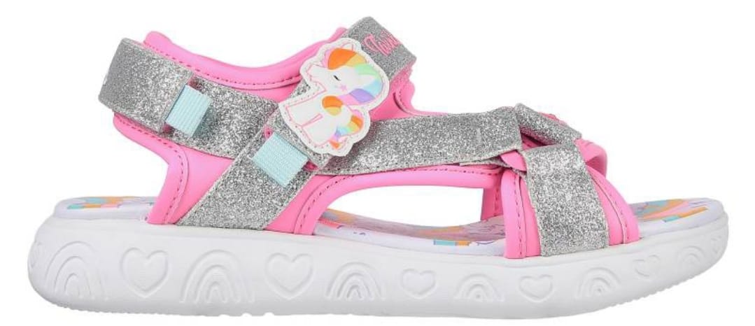 SANDALIAS SKECHERS URBANAS RAINBOW SHINE ROSADA