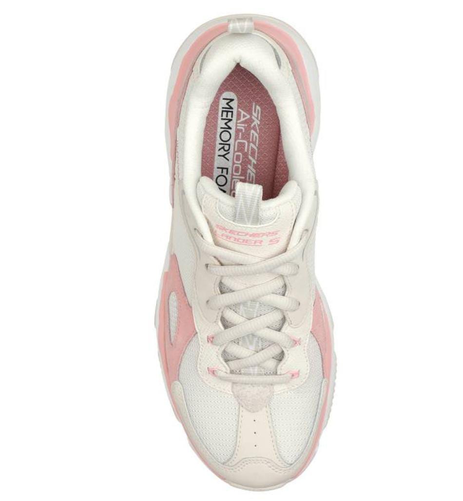 ZAPATILLA SKECHERS CREMA/ROSADO WOMAN URBANAS