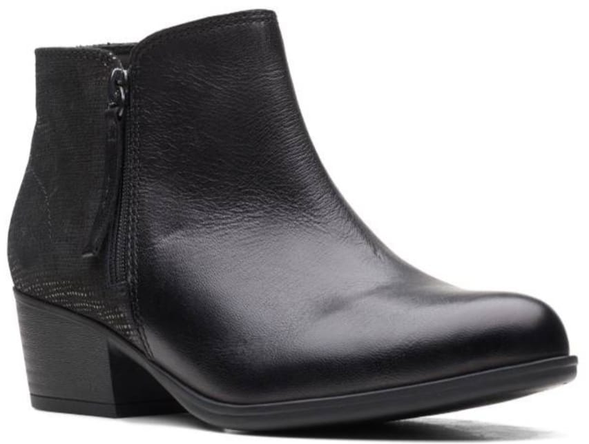 BOTINES NEGROS CLARKS MUJER