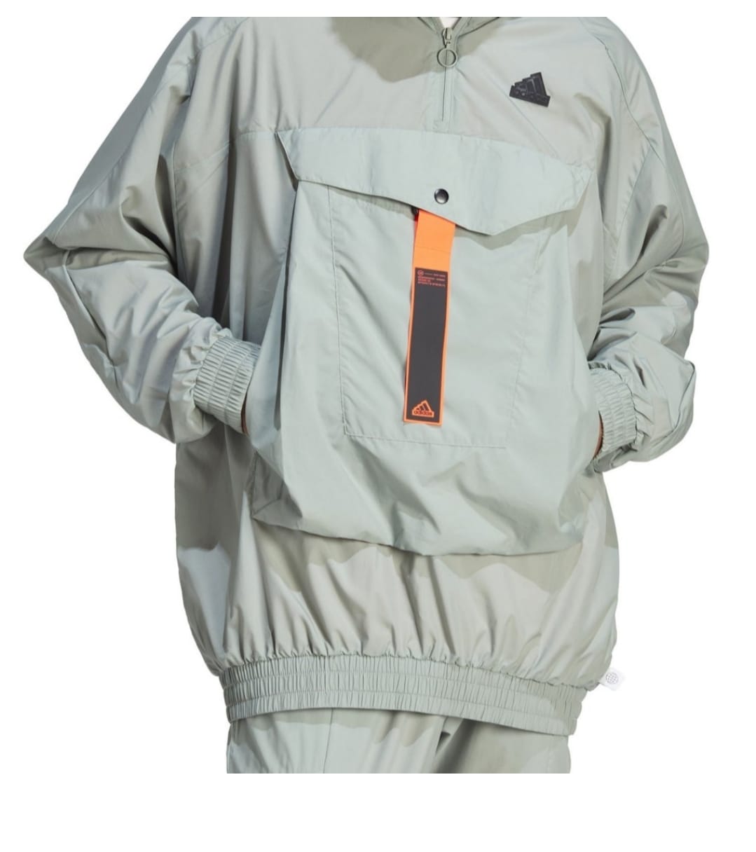 IMPERMEABLE DEPORTIVO VERDE ADIDAS