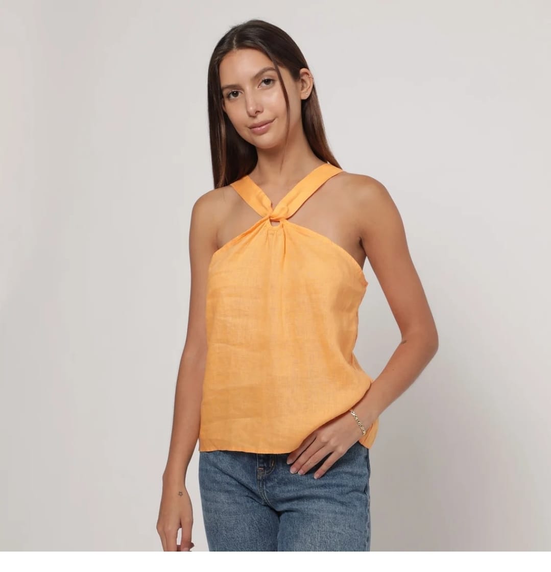 BLUSA BASEMENT NUDO NARANJA