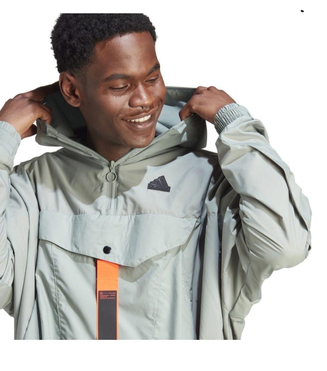 IMPERMEABLE DEPORTIVO VERDE ADIDAS