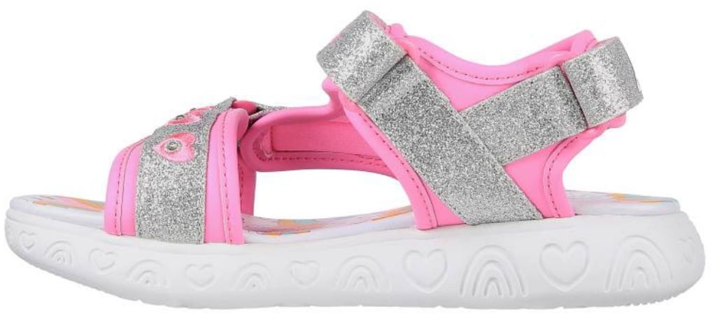 SANDALIAS SKECHERS URBANAS RAINBOW SHINE ROSADA