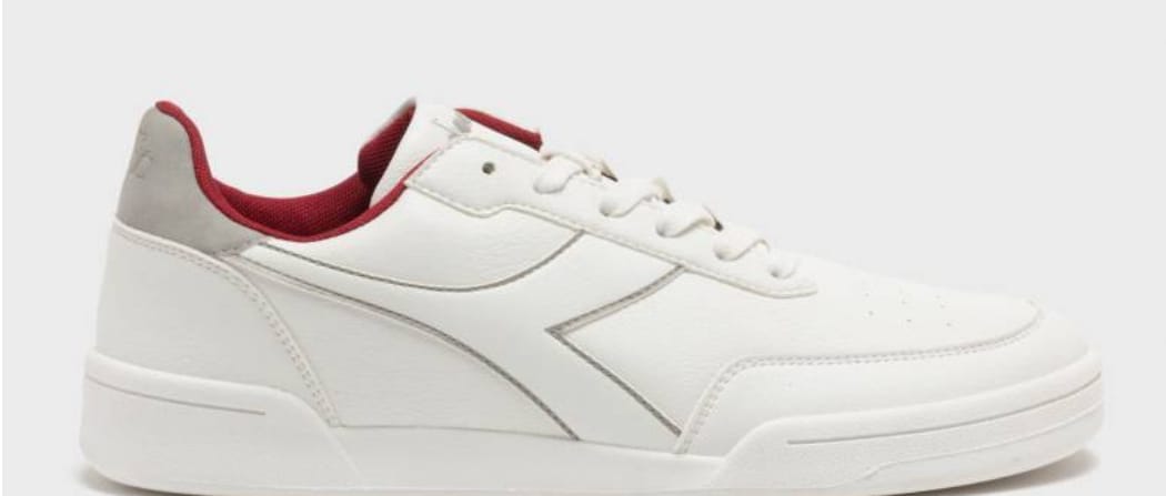 ZAPATILLA DIADORA BLANCA INT. ROJO